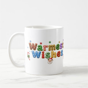 Warmste Wünsche Gold Gekielte Stechpalme Zuckersta Kaffeetasse