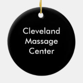 Warmsteinmassage stören nicht keramik ornament (Hinten)