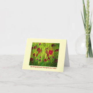 Wärmsten Gedanken Ihr way~ schicken Karte