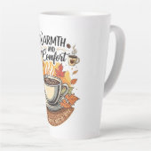 Warmth and Comfort - Cozy Autumn Coffee Milchtasse (Rechte Ecke)