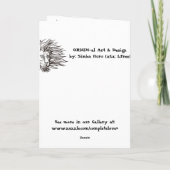 WARMth CARD Feiertagskarte (Rückseite)