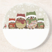 Warmwünschenfamilie Sandstone Untersetzer (Vorne)