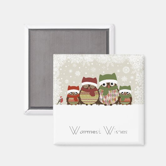 Warmwünschenmagnet Magnet (Vorderseite/Rückseite)