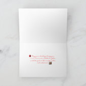 Warmwünschkarte Feiertagskarte (Innenseite)