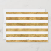 Warmwünscht Gold-Script-Foto-Overlay Feiertagskarte (Rückseite)