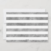 Warmwünscht Silver Script-Foto-Overlay Feiertagskarte (Rückseite)