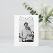 Warmwünschtes Foto Kariert Weihnachten (Stehend Vorderseite)