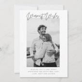 Warmwünschtes Foto Minimalistisch Weihnachten (Vorderseite)