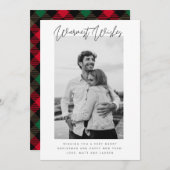 Warmwünschtes Foto Minimalistisch Weihnachten (Vorne/Hinten)