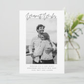 Warmwünschtes Foto Minimalistisch Weihnachten (Stehend Vorderseite)