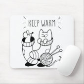 Warmwurm behalten mousepad (Mit Mouse)