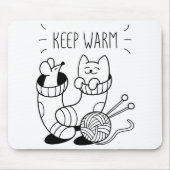 Warmwurm behalten mousepad (Vorne)