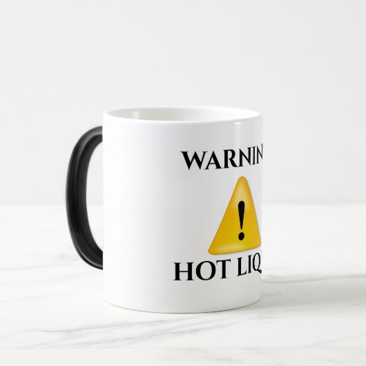 Warn-heiße Flüssigkeit Verwandlungstasse (Vorderseite Links)