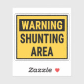 Warnbereich Aufkleber (Blatt)