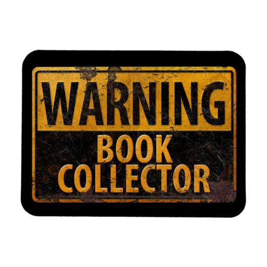 WARNBOOK COLLECTOR - Metallgefährdung Vorsicht bei Magnet (Horizontal)