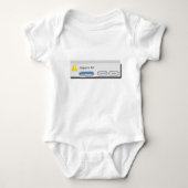 Warnbox Baby Strampler (Vorderseite)
