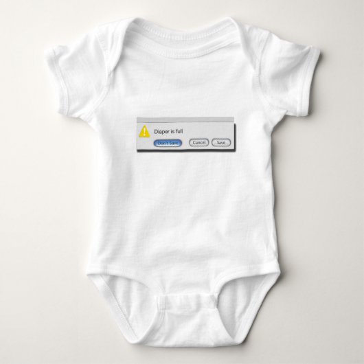 Warnbox Baby Strampler (Vorderseite)