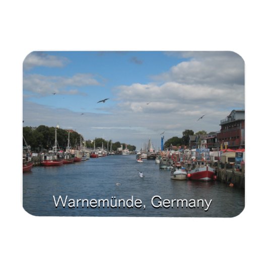 Warnemunde, Deutschland Magnet (Horizontal)