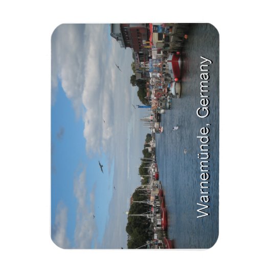 Warnemunde, Deutschland Magnet (Vertikal)