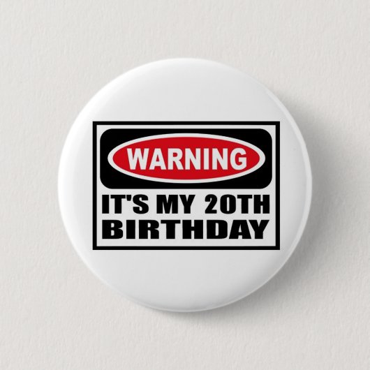 Warnen 20 button (Vorderseite)
