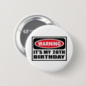 Warnen 20 button (Vorne & Hinten)
