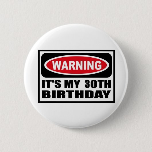 Warnen 30 button (Vorderseite)