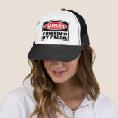 Warnen ANGETRIEBEN DURCH PIZZA Hut Truckerkappe (Beispiel)