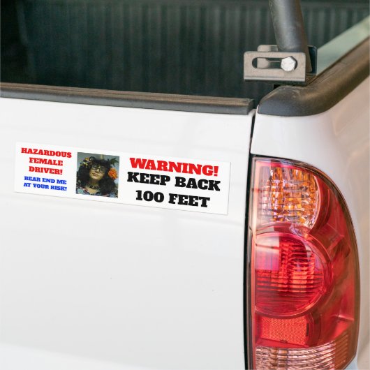 WARNEN….BEHALTEN SIE ZURÜCK 100 FUSS… MIT AUTOAUFKLEBER (Auf Lkw)