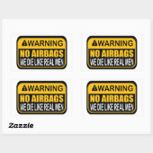 WARNEN SIE KEINE FLUGZEUGE, DIE WIR WIE EIN ECHTES RECHTECKIGER AUFKLEBER (Blatt)