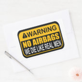 WARNEN SIE KEINE FLUGZEUGE, DIE WIR WIE EIN ECHTES RECHTECKIGER AUFKLEBER (Umschlag)