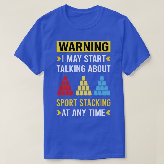 Warnen Sport Stacking Cup Stacking Speed Stacking T-Shirt (Design vorne)