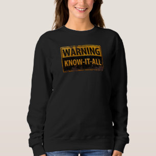 WARNEN WISSEN-ES-ALLES - SWEATSHIRT