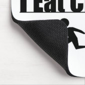 WARNEND esse ich Kinder Mousepad (Ecke)