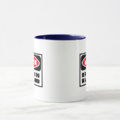 Warnende DOKTOR IN BAD MOOD Tasse (Zentrum)