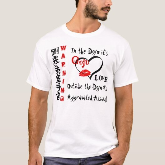 Warnende Goju LIEBE T-Shirt (Vorderseite)