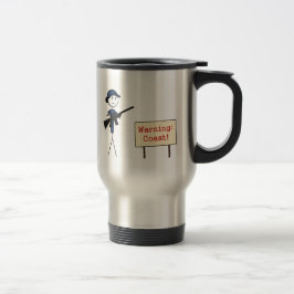 Warnende Küstenwache ": Küsten-" Reise-Tasse Reisebecher