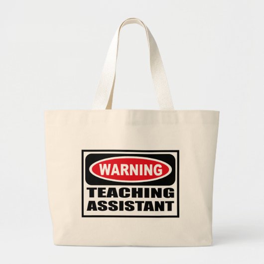 Warnende LEHRASSISTENT Tasche (Vorne)