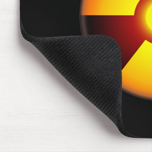 Warnende nukleare Strahlung Mousepad (Ecke)