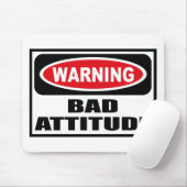 Warnende SCHLECHTE HALTUNG Mousepad (Mit Mouse)