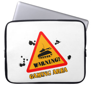 Warnende Spiel-Neopren-Laptop-Hülse 15" Laptopschutzhülle