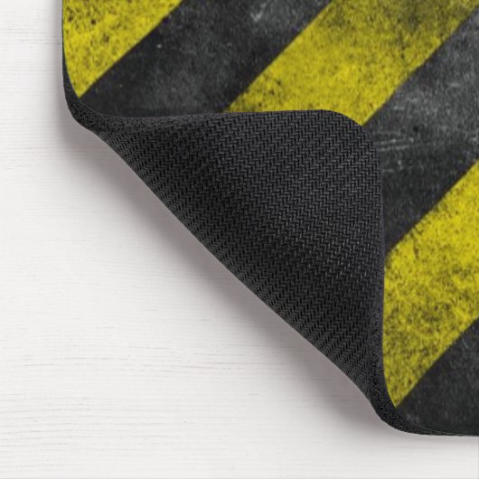 Warnende Streifen Mousepad (Ecke)