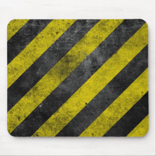 Warnende Streifen Mousepad