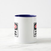 Warnende TUBA-SPIELER Tasse (Zentrum)
