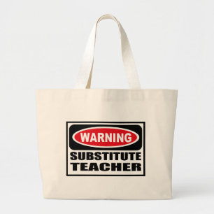 Warnende VERTRETUNGSLEHRER Tasche