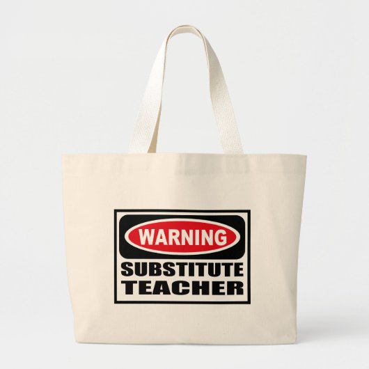 Warnende VERTRETUNGSLEHRER Tasche (Vorne)