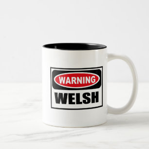Warnende WALISER-Tasse Zweifarbige Tasse