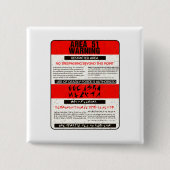 Warnender Bereich 51 Button (Vorderseite)