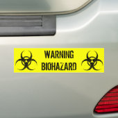 Warnender Biogefährdung-Autoaufkleber Autoaufkleber (Auf Auto)