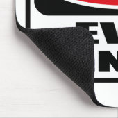 Warnender BÖSER GEIST Mousepad (Ecke)