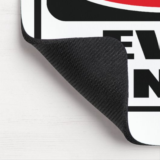 Warnender BÖSER GEIST Mousepad (Ecke)